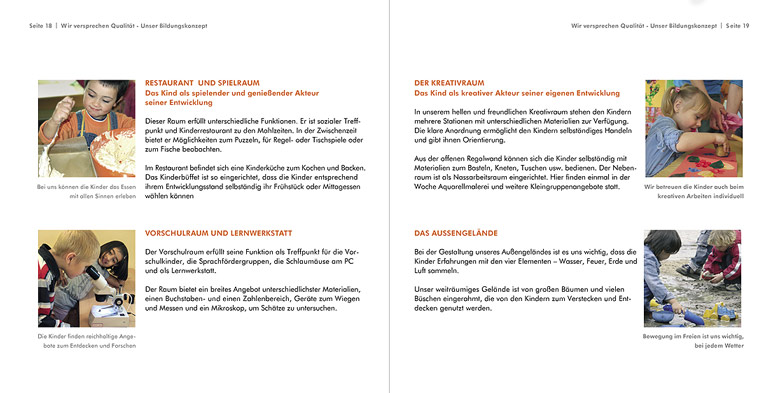 Imagebroschüre-Seiten