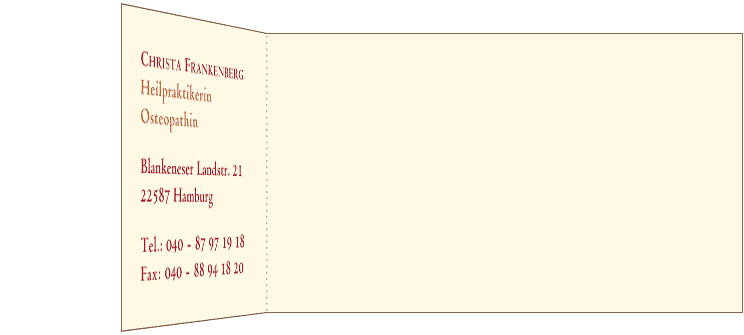 Visitenkarte Frankenberg