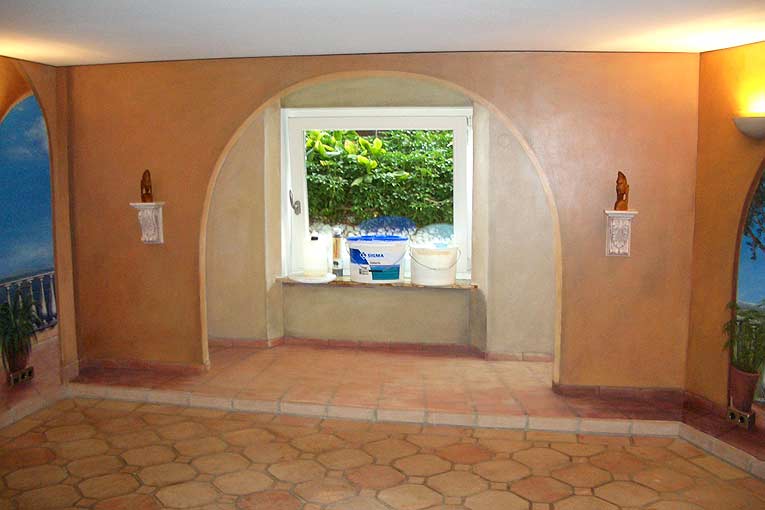 Illusionsmalerei (vorher, nachher)